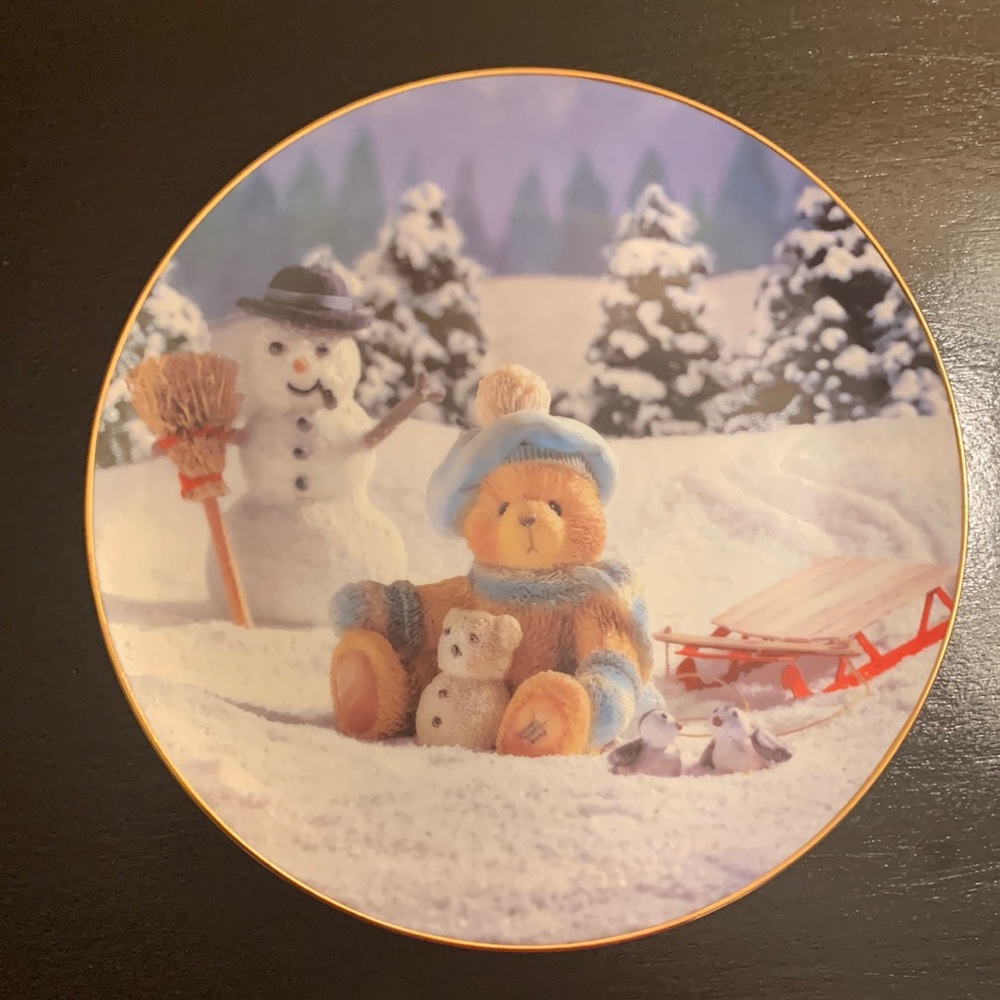 Cherished Teddies: A New Year With Old Friends Collector Plate